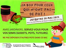 La box pour ceux qui n'ont pas de pot !
