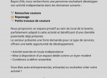 Opportunité pour professionnel(le) indépendant(e)