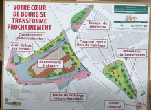 Travaux au Coeur de Bourg vont commencer....
