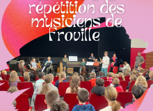 Ecole DOLTO assiste à la répétition des musiciens de Froville