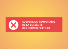 Suspension collecte des Bornes textiles