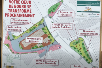 Travaux au Coeur de Bourg vont commencer....