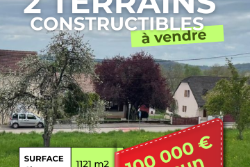 Vente de 2 terrains constructibles à Bayon