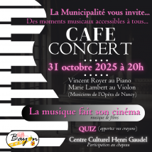 Café Concert - La Musique fait son cinéma