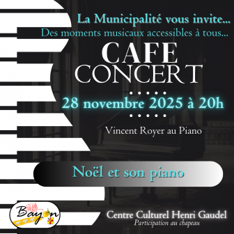 Café Concert - Noël et son piano