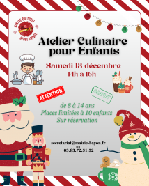 Atelier culinaire pour Enfants