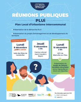 Réunions publiques PLUI