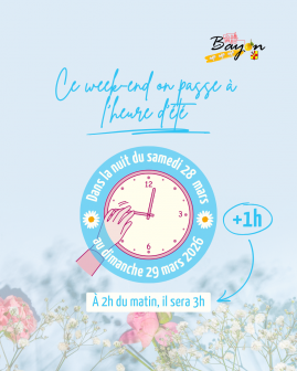 Changement heure été