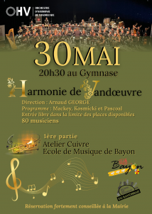 Concert Harmonie de Vandoeuvre