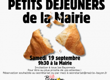 Petits déjeuners de la Mairie