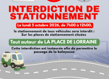 Balayeuse Place de Lorraine