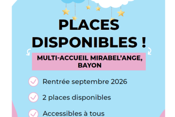 Places disponibles à Mirabel'Ange à Bayon