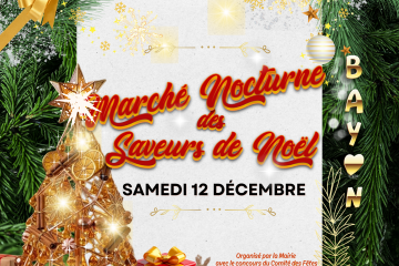 Marché nocturne des Saveurs de Noël