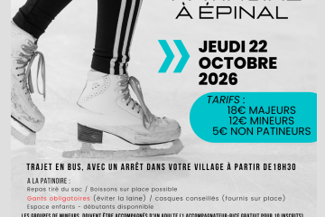 Soirée patinoire à Epinal