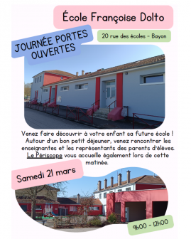 Journée portes ouvertes ecole dolto