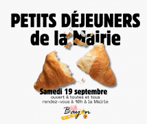 Petits déjeuners de la mairie