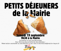 Petits déjeuners de la mairie