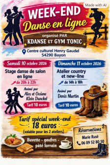 Week-end Danse en ligne