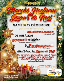 Marché nocturne des Saveurs de Noël