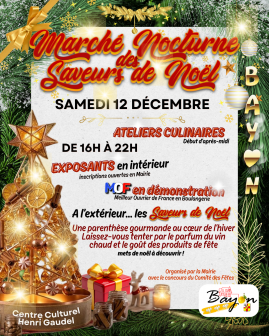 Marché nocturne des Saveurs de Noël